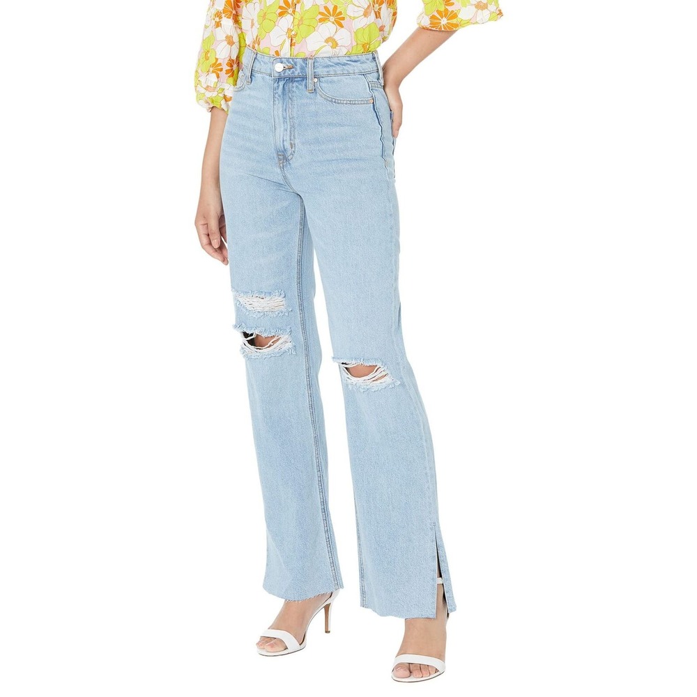 Sanctuary Women's Flashback Wide Leg Jeans Super Fade Cruze, US 30